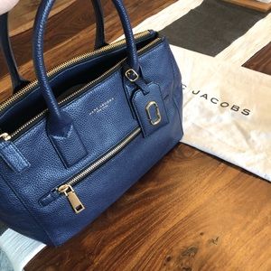 Marc Jacobs Gotham East-West Tote Bag Blue